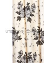 Штора лен с рисунком