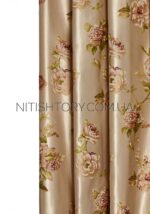 Штора лен с рисунком