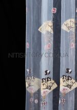 Тюль органза с рисунком