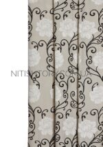 Штора лен с рисунком