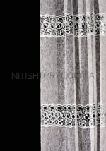 Тюль с вышивкой