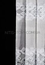 Тюль с вышивкой