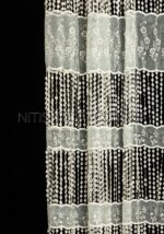 Тюль с вышивкой