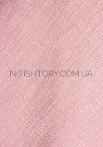 Штора лен-мешковина розовая — изображение 2