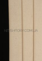 Однотонная песочная тюль