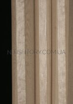 Шоколадная тюль с вышивкой