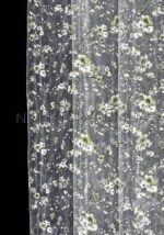 Тюль с цветами сакуры