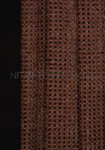 Тюль сетка шоколадная