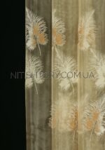 Тюль с рисунком Feathers