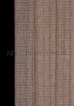 Тюль лен коричневая