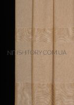 Тюль лен светло-бежевая