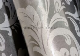 Серо-бежевая штора блэкаут — изображение 2