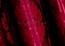 Штора блэкаут бордовая — изображение 2