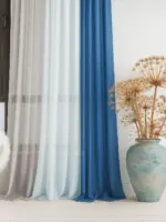 Современная тюль «ColorMix» RS-8006 Готовый комплект для зала, кухни и спальни