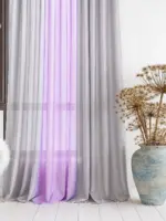 Современная тюль «ColorMix» RS-8029 Готовый комплект для зала, кухни и спальни