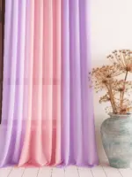 Современная тюль «ColorMix» RS-8034 Готовый комплект для зала, кухни и спальни