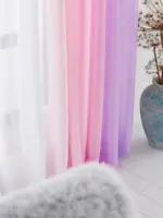 Современная тюль «ColorMix» RS-8003 Готовый комплект для зала, кухни и спальни — изображение 2