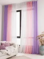 Современная тюль «ColorMix» RS-8003 Готовый комплект для зала, кухни и спальни — изображение 4